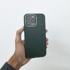 Creative Matte Transparent Case with Metal Lens Protection for iPhone 14 Series